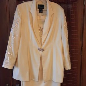 Women’s St Anthony Rhinestones Church Skirt Suit